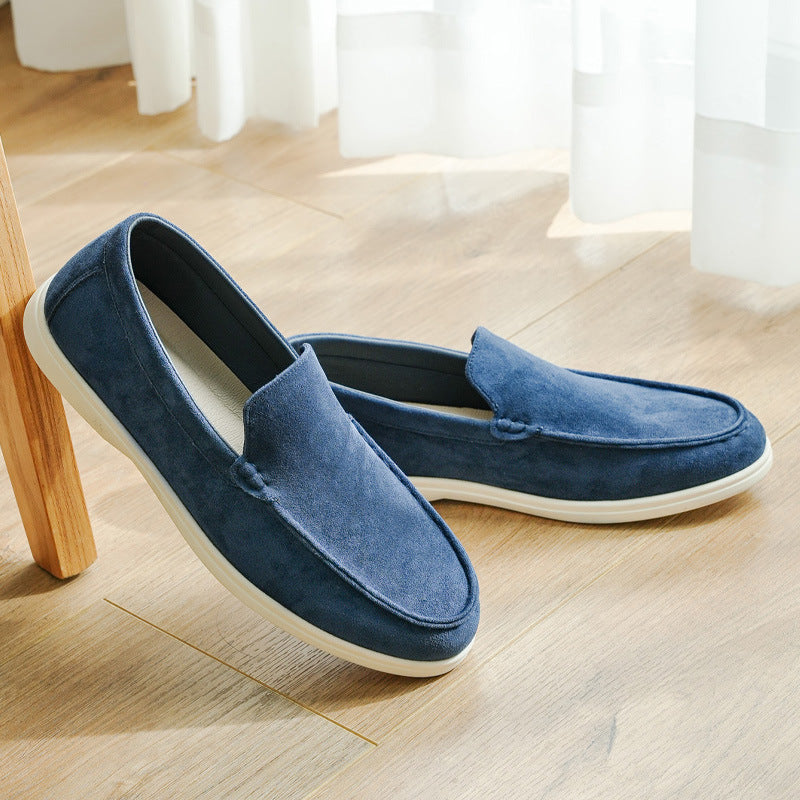 Men's Slip-On Loafers with Round Toe for Everyday Wear