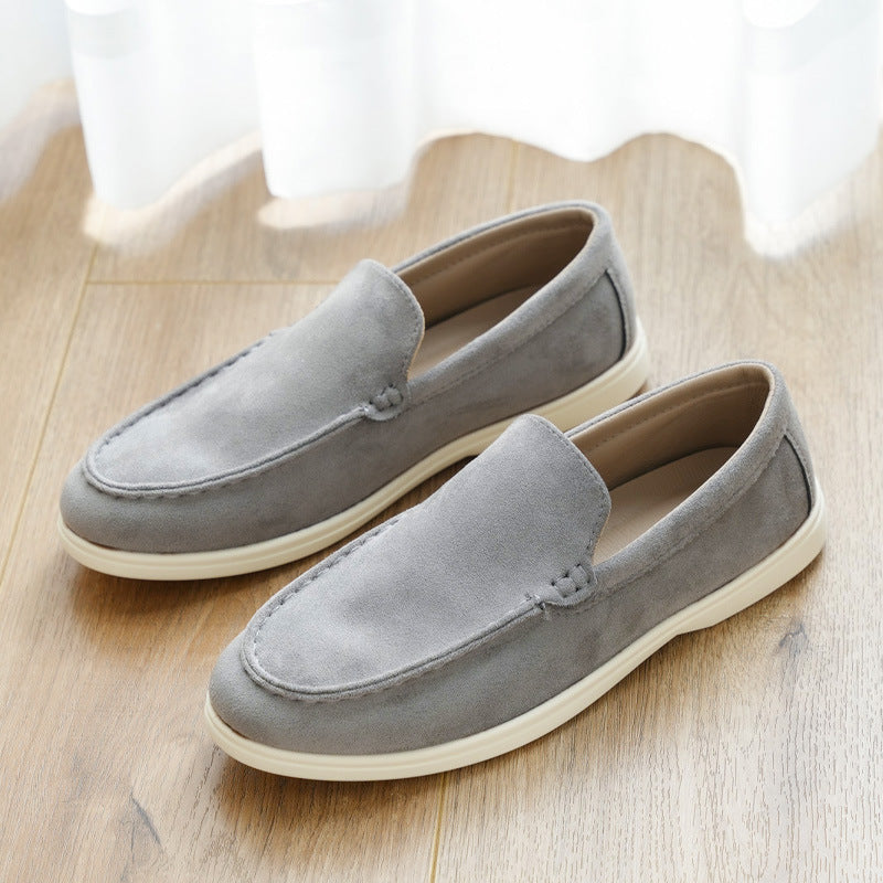 Men's Slip-On Loafers with Round Toe for Everyday Wear