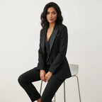 Tailored Three Piece Blazer Waistcoat Trouser Set for Women | Occasion Co-ord