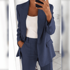 Women's Two-Piece Suit Tailored Blazer and Trousers for Women