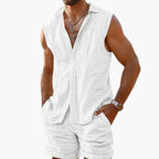 Men Shorts | Straight-cut with side pockets and elasticated waist