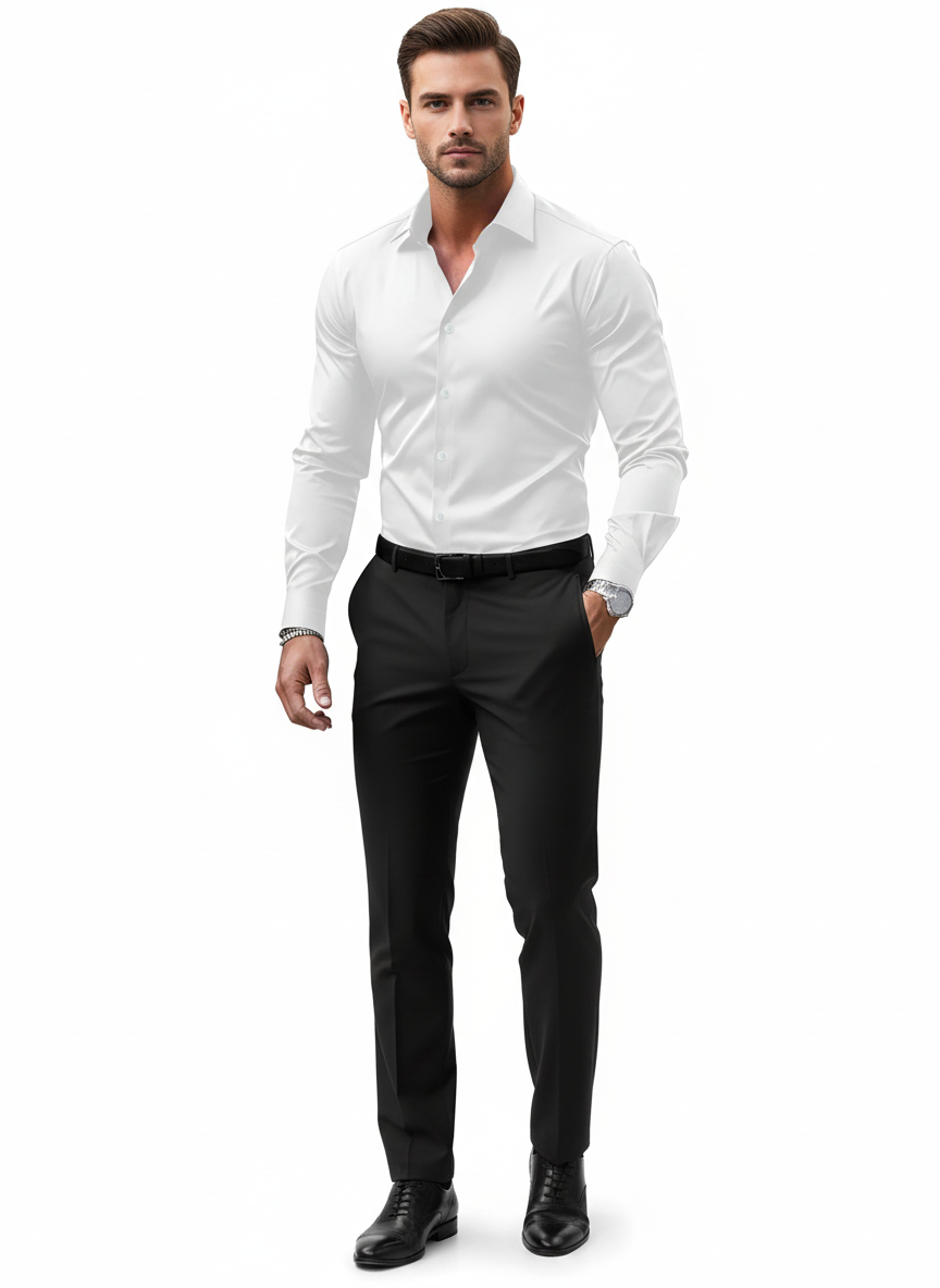 Men’s Long Sleeve Shirt | Slim Fit