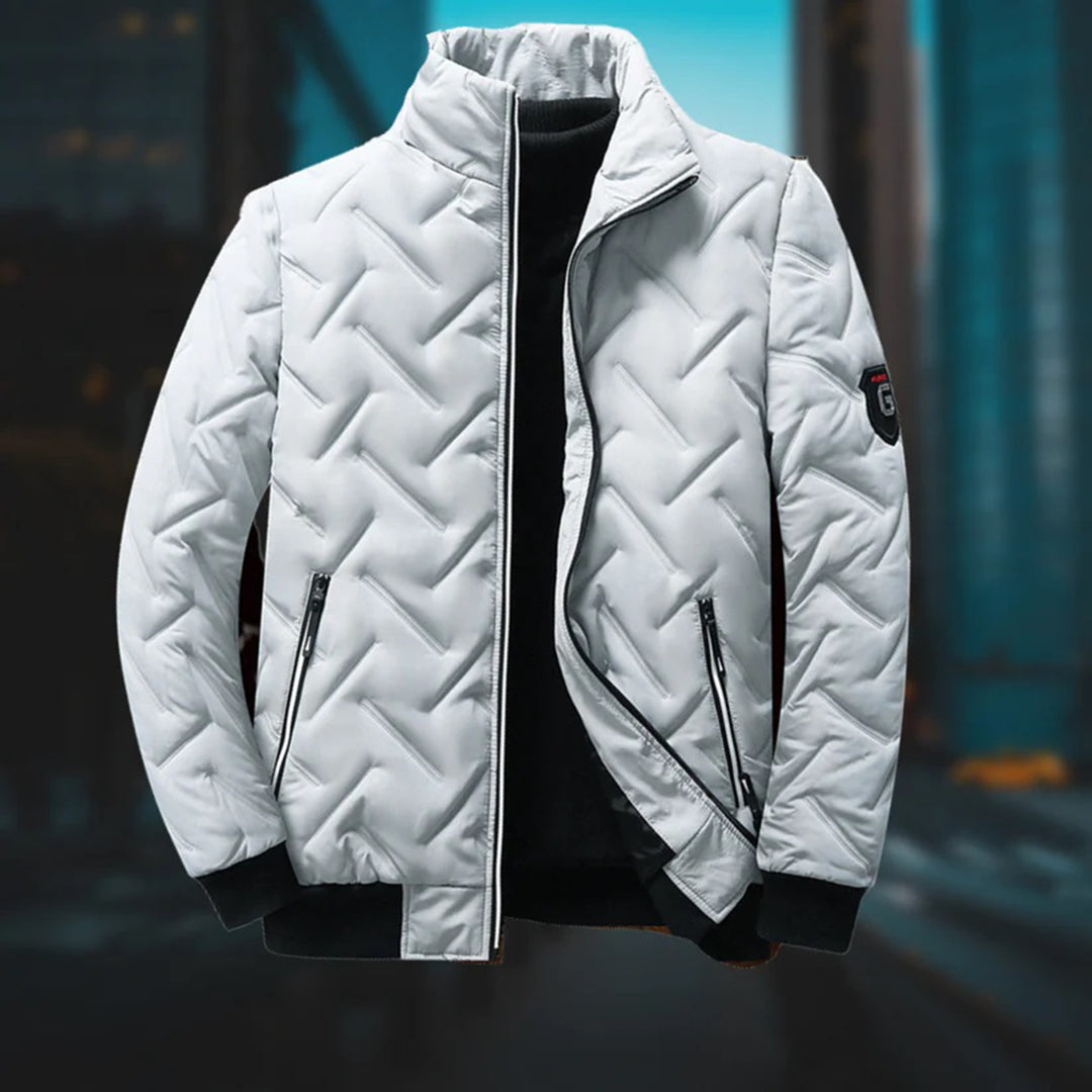 Thick Padded Puffer Jacket for Men | Winter Outerwear