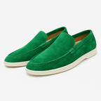 Suede-Look Slip-On Loafers for Men