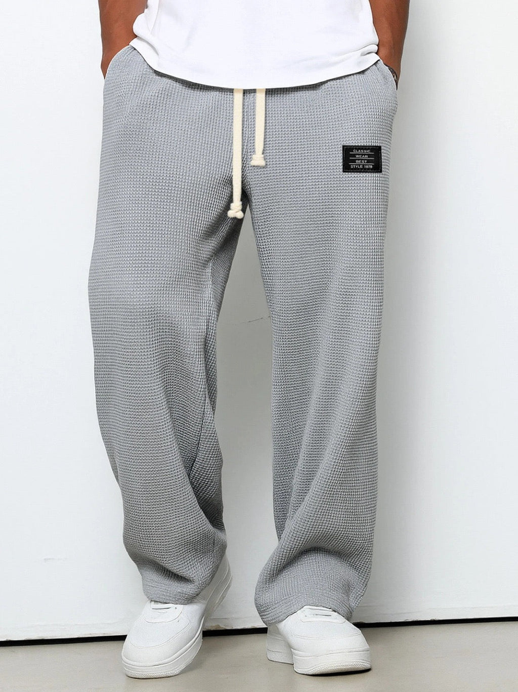 Adjustable Waist Relaxed Fit Breathable Trousers for Men | Everyday Casual Wear