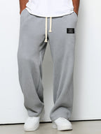 Adjustable Waist Relaxed Fit Breathable Trousers for Men | Everyday Casual Wear