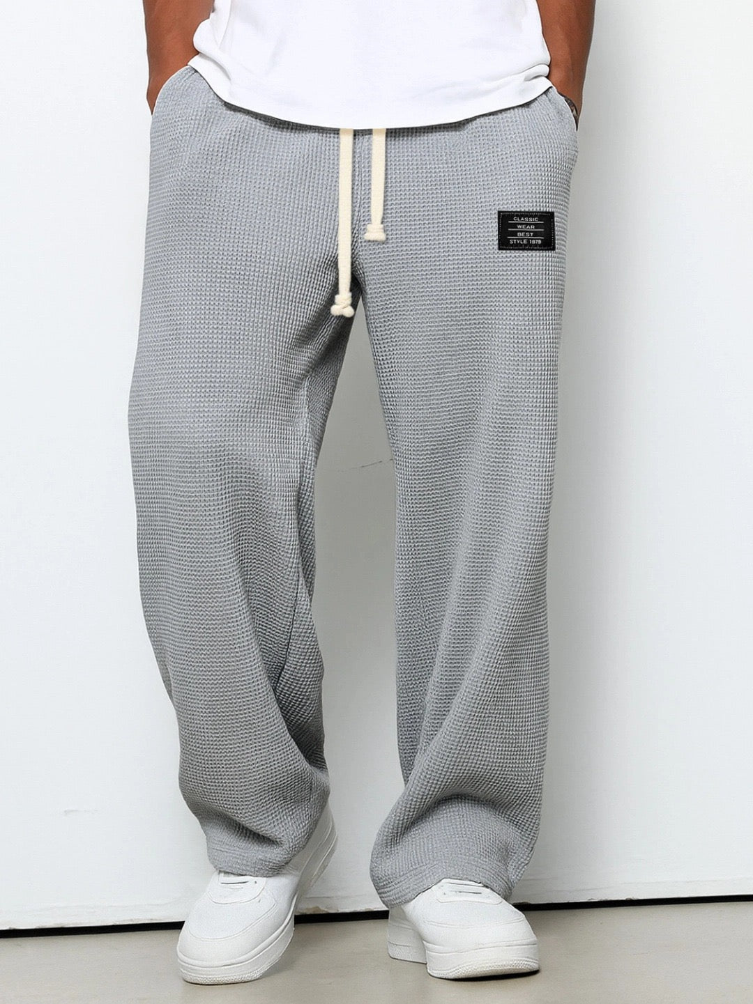 Adjustable Waist Relaxed Fit Breathable Trousers for Men | Everyday Casual Wear