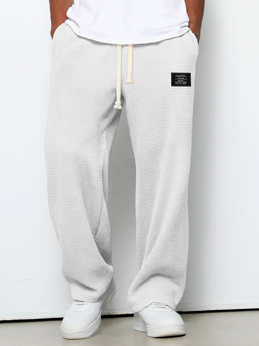 Adjustable Waist Relaxed Fit Breathable Trousers for Men | Everyday Casual Wear