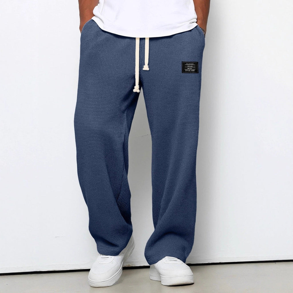 Adjustable Waist Relaxed Fit Breathable Trousers for Men | Everyday Casual Wear