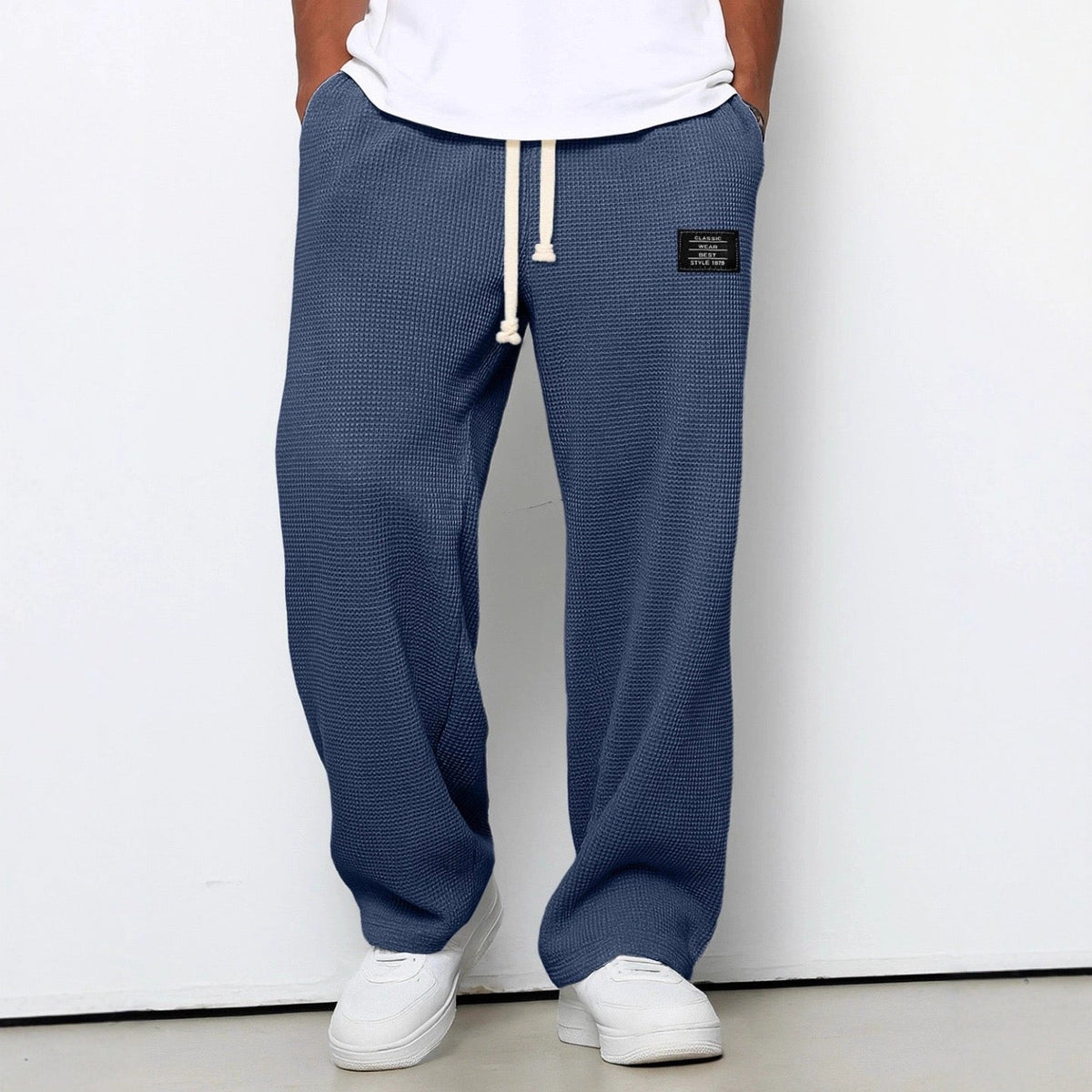 Adjustable Waist Relaxed Fit Breathable Trousers for Men | Everyday Casual Wear