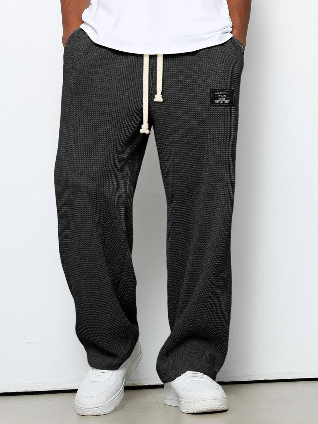 Adjustable Waist Relaxed Fit Breathable Trousers for Men | Everyday Casual Wear