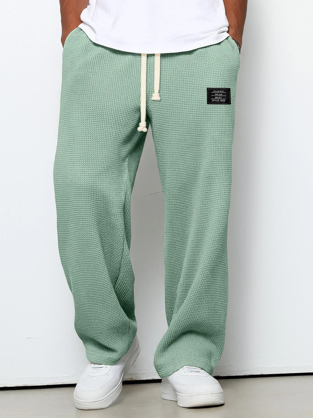 Adjustable Waist Relaxed Fit Breathable Trousers for Men | Everyday Casual Wear