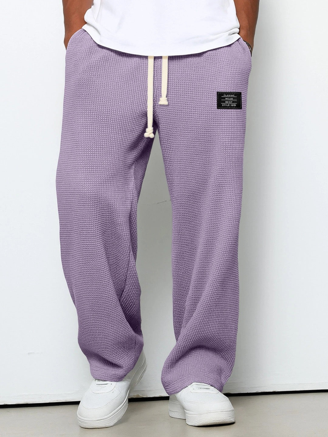 Adjustable Waist Relaxed Fit Breathable Trousers for Men | Everyday Casual Wear