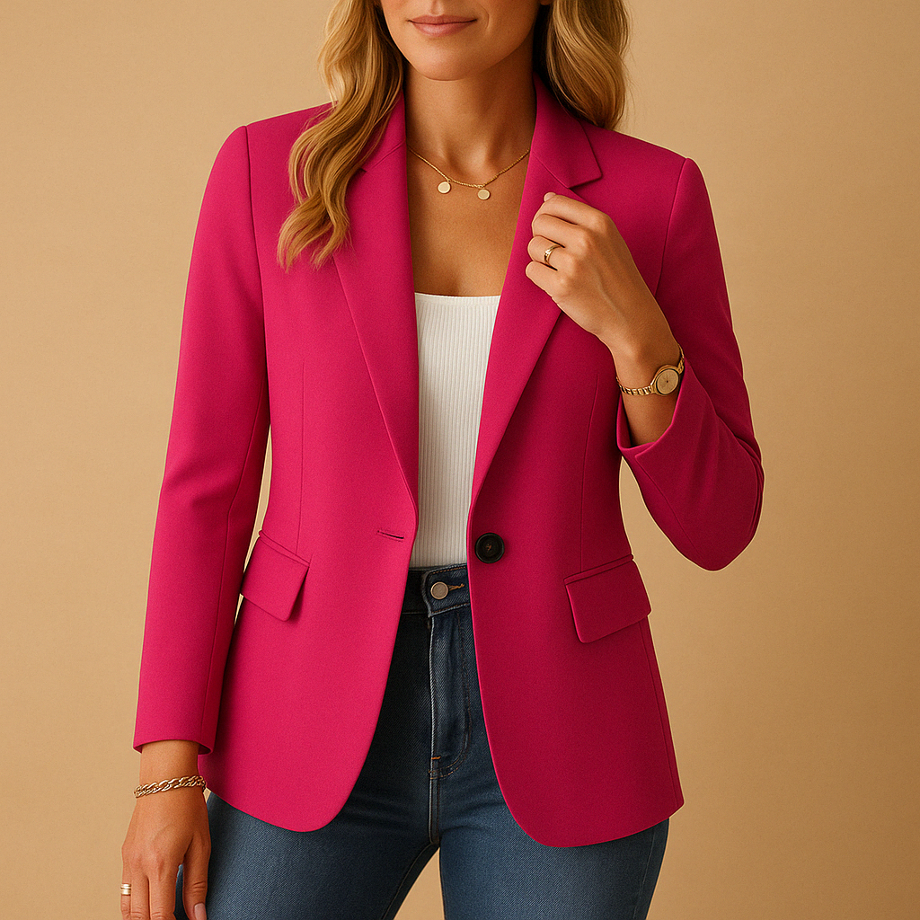 Fitted Tailored Blazer for Women | Structured Waist Design for Everyday Wear