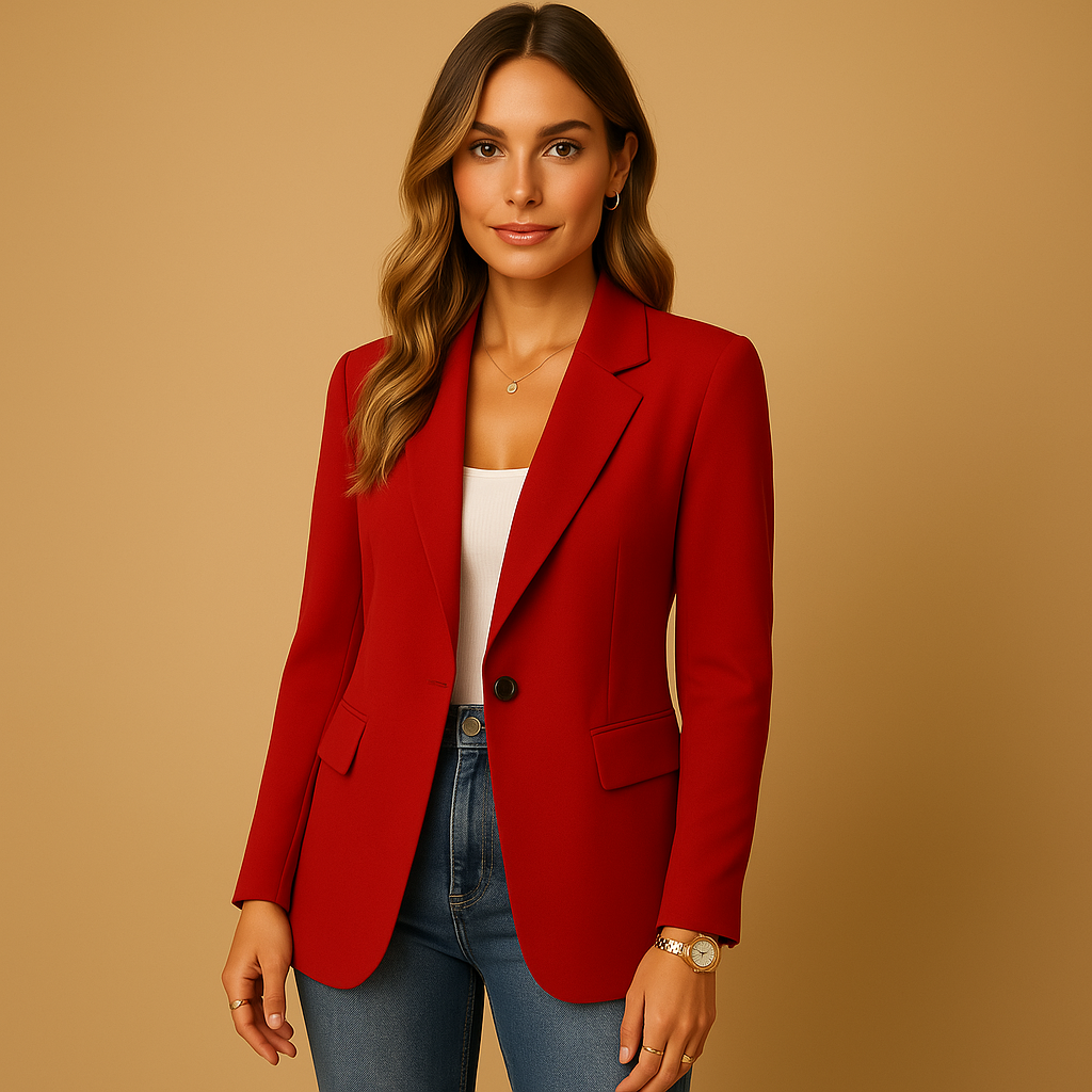 Fitted Tailored Blazer for Women | Structured Waist Design for Everyday Wear