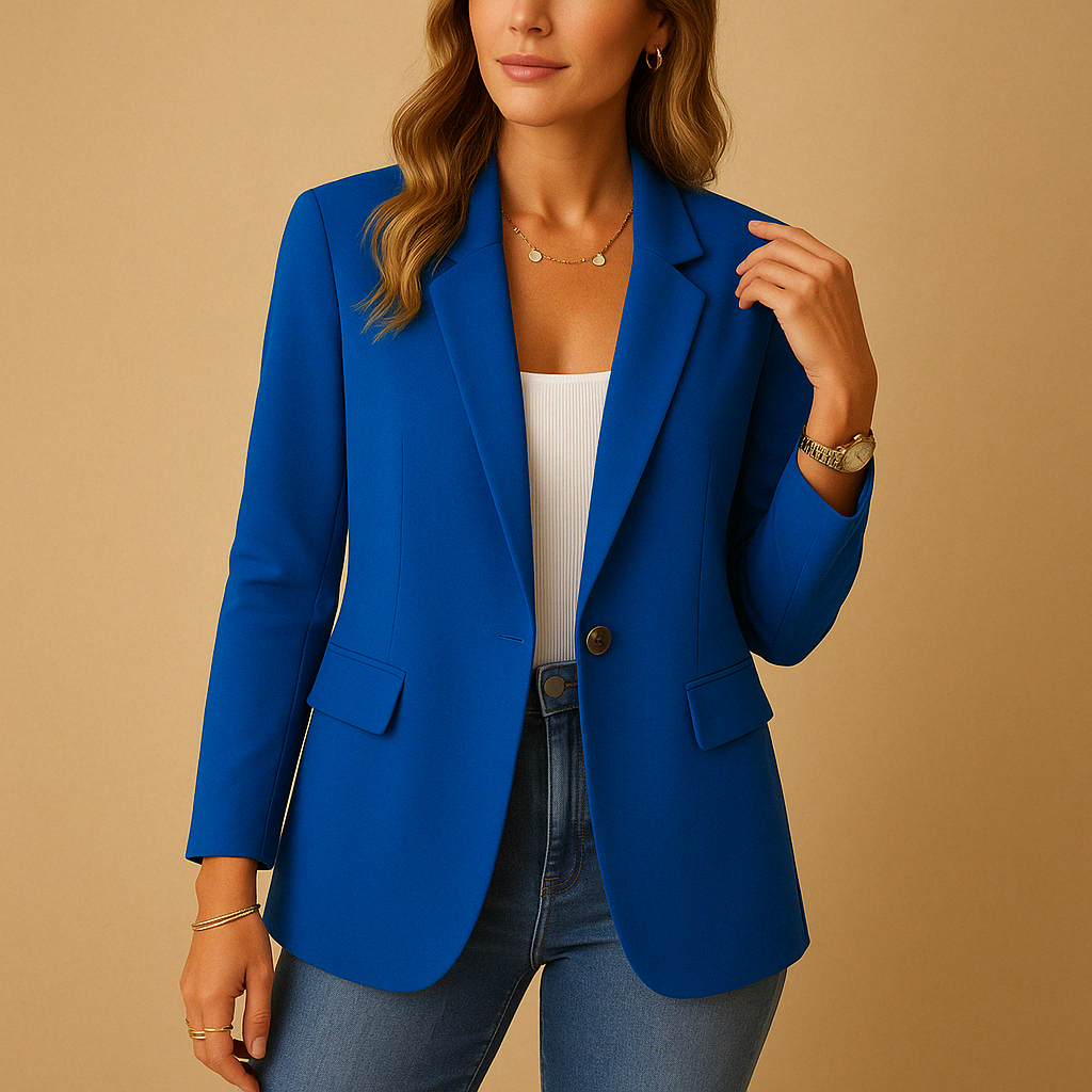 Fitted Tailored Blazer for Women | Structured Waist Design for Everyday Wear