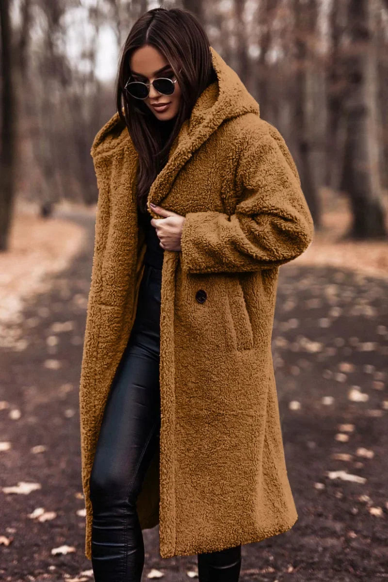 Hooded Full Length Winter Coat for Women | Warm Weatherproof Outerwear