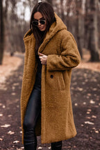 Hooded Full Length Winter Coat for Women | Warm Weatherproof Outerwear