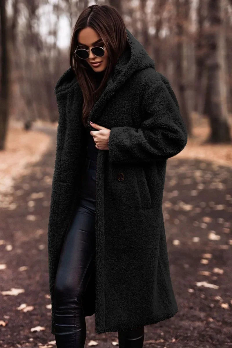 Hooded Full Length Winter Coat for Women | Warm Weatherproof Outerwear