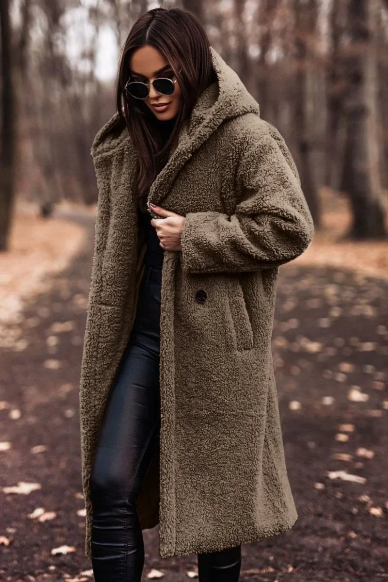 Hooded Full Length Winter Coat for Women | Warm Weatherproof Outerwear