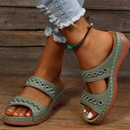 Triple Arch Support Slip-On Sandals for Women | Summer Casual Footwear