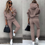 Fleece Two Piece Tracksuit Set for Women | Winter Wear