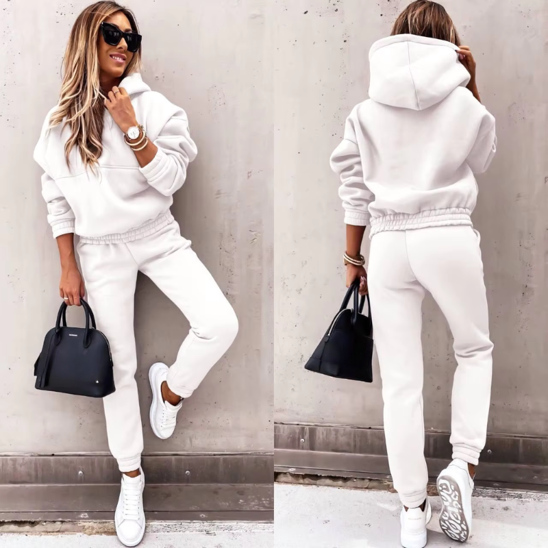 Fleece Two Piece Tracksuit Set for Women | Winter Wear
