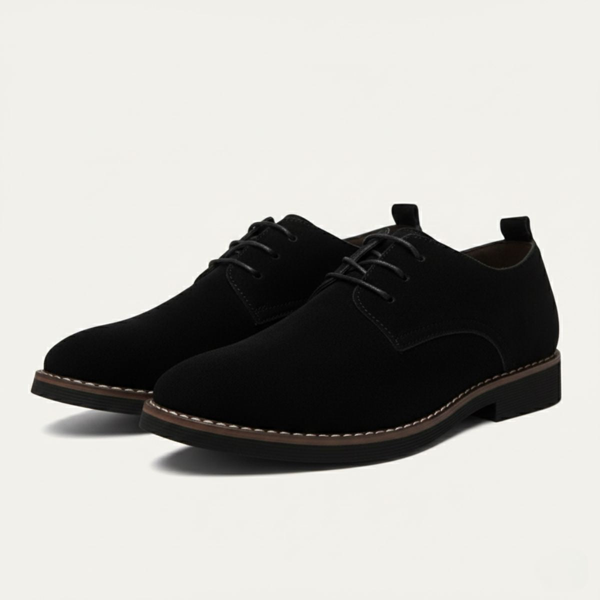 Brown Smart Suede Formal Dress Shoes for Men | Business Occasion Footwear
