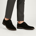 Brown Smart Suede Formal Dress Shoes for Men | Business Occasion Footwear