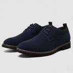 Brown Smart Suede Formal Dress Shoes for Men | Business Occasion Footwear