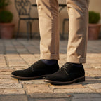 Brown Smart Suede Formal Dress Shoes for Men | Business Occasion Footwear