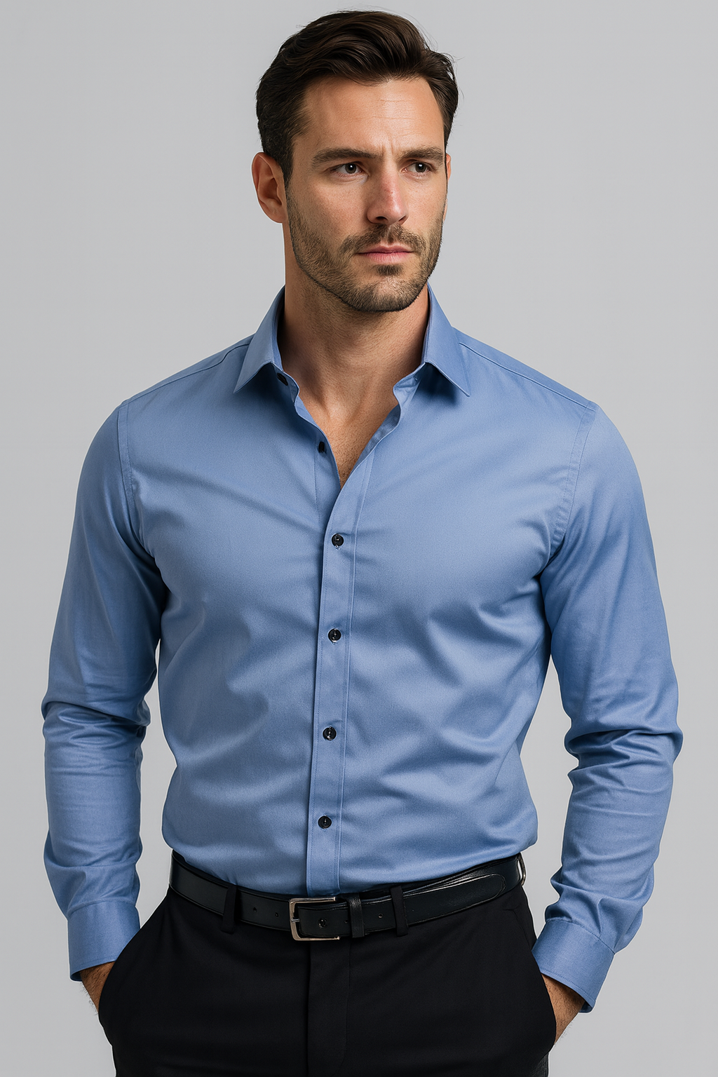 Stretch Classic Fit Formal Shirt for Men | Everyday Office and Casual Wear