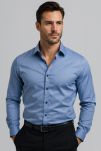 Stretch Classic Fit Formal Shirt for Men | Everyday Office and Casual Wear