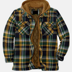 Quilted Full Lining Long Sleeve Shirt Jacket for Men | Transitional Outerwear