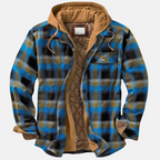 Quilted Full Lining Long Sleeve Shirt Jacket for Men | Transitional Outerwear