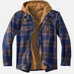 Quilted Full Lining Long Sleeve Shirt Jacket for Men | Transitional Outerwear