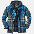 Quilted Full Lining Long Sleeve Shirt Jacket for Men | Transitional Outerwear