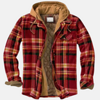 Quilted Full Lining Long Sleeve Shirt Jacket for Men | Transitional Outerwear