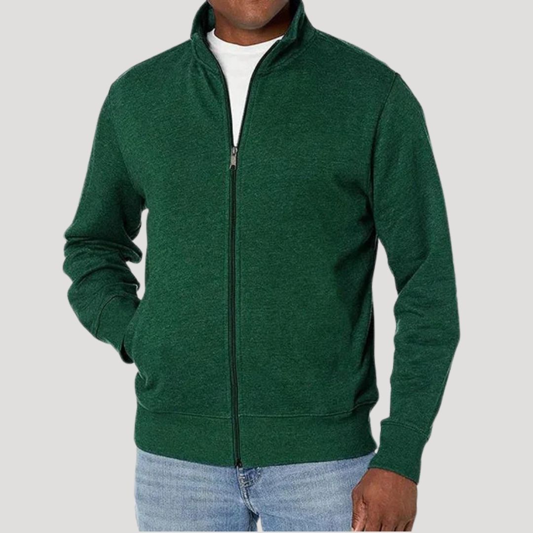 Full Zip Front Fastening Lightweight Jacket for Men | Everyday Outerwear