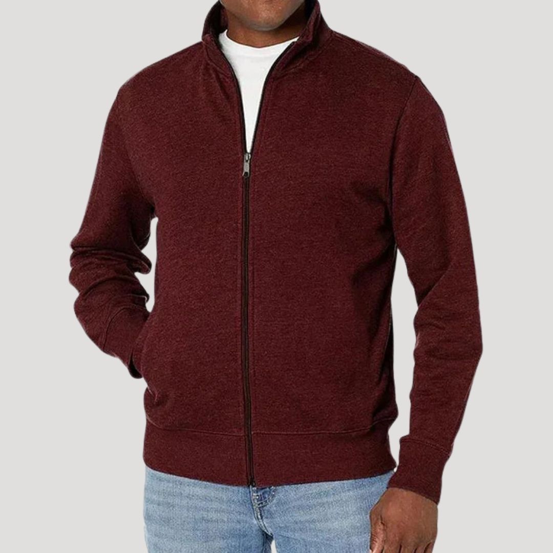 Full Zip Front Fastening Lightweight Jacket for Men | Everyday Outerwear