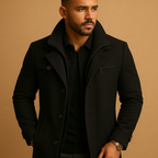 Waterproof Winter Jacket with Adjustable Cuffs for Men | Classic Urban Style