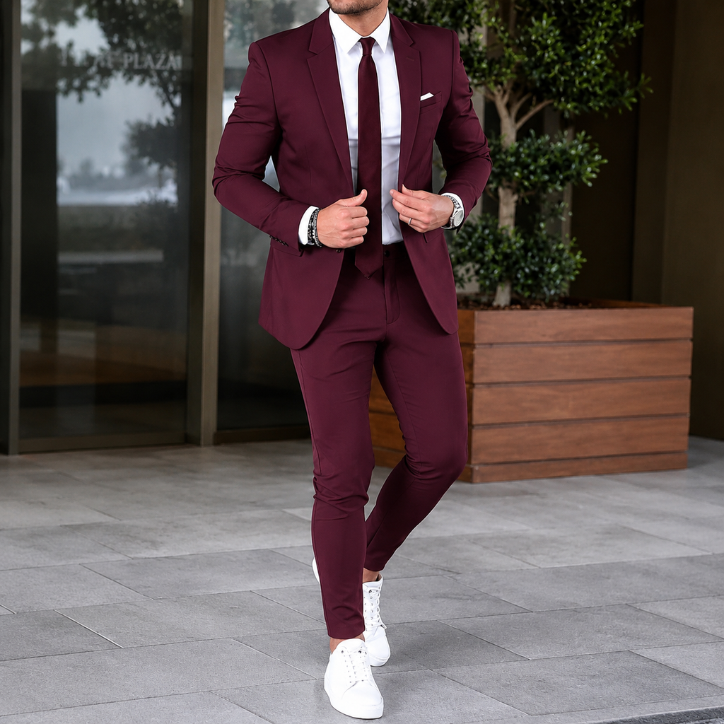 Classic Fit Two Piece Suit for Men | Wedding and Formal Occasion Wear