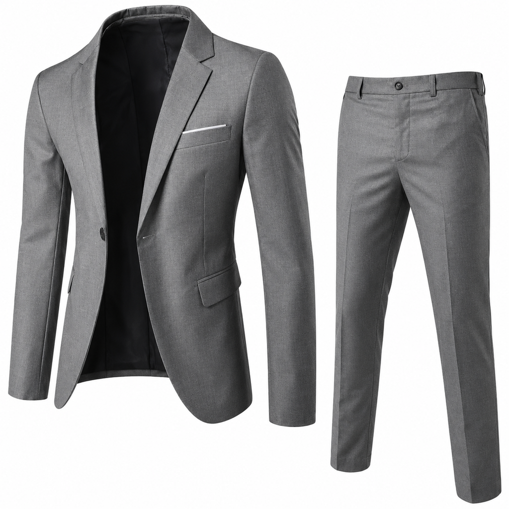 Classic Fit Two Piece Suit for Men | Wedding and Formal Occasion Wear