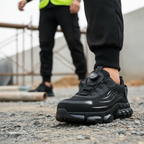 Black Lace Up Steel Toe Safety Work Boots for Men | Everyday Workwear