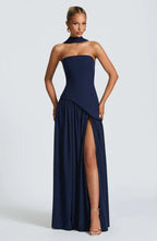 Long Fitted Maxi Evening Dress for Women | Valentine's Day Occasion Wear