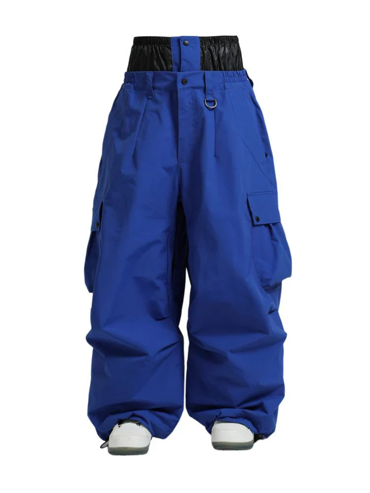 Loose Fit Cargo Snowboard Trousers for Men | Winter Outdoor Activities