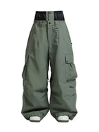 Loose Fit Cargo Snowboard Trousers for Men | Winter Outdoor Activities