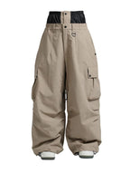 Loose Fit Cargo Snowboard Trousers for Men | Winter Outdoor Activities