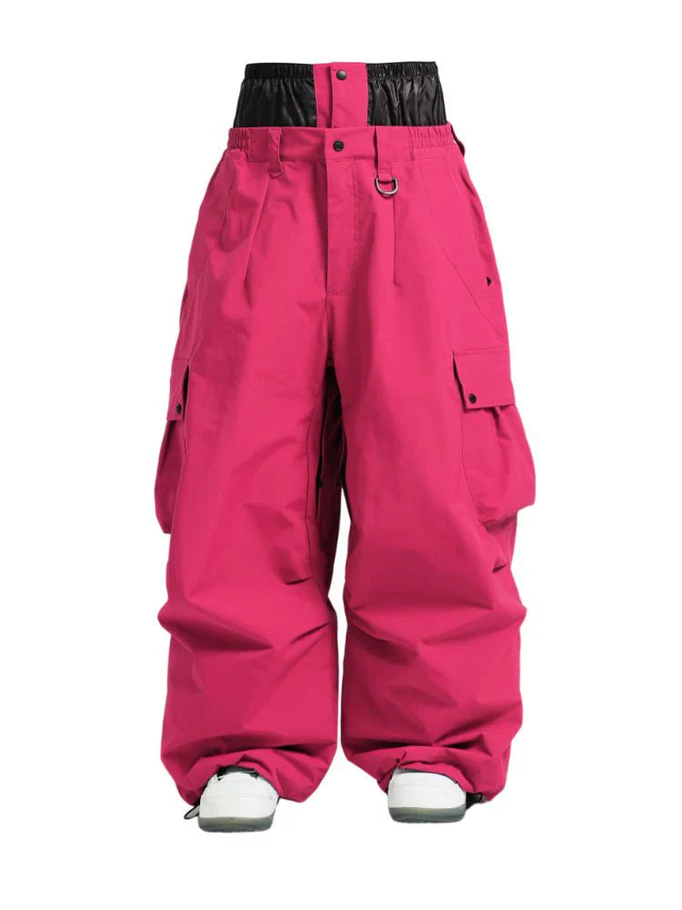Loose Fit Cargo Snowboard Trousers for Men | Winter Outdoor Activities
