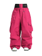 Loose Fit Cargo Snowboard Trousers for Men | Winter Outdoor Activities